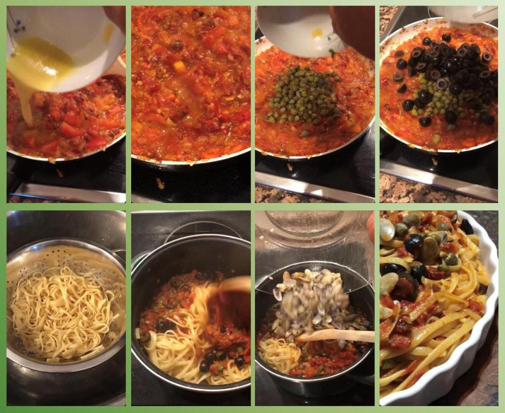 Linguine Vóngole Arrabiatta y Puttanesca