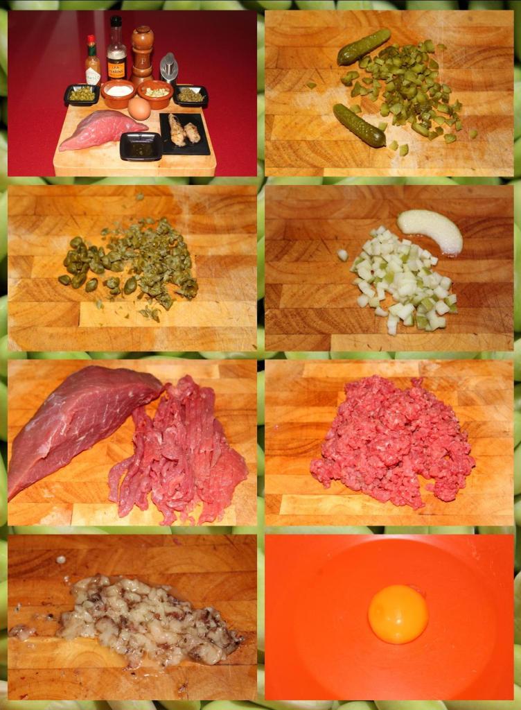 Verdinas con Tartar y Tuétano