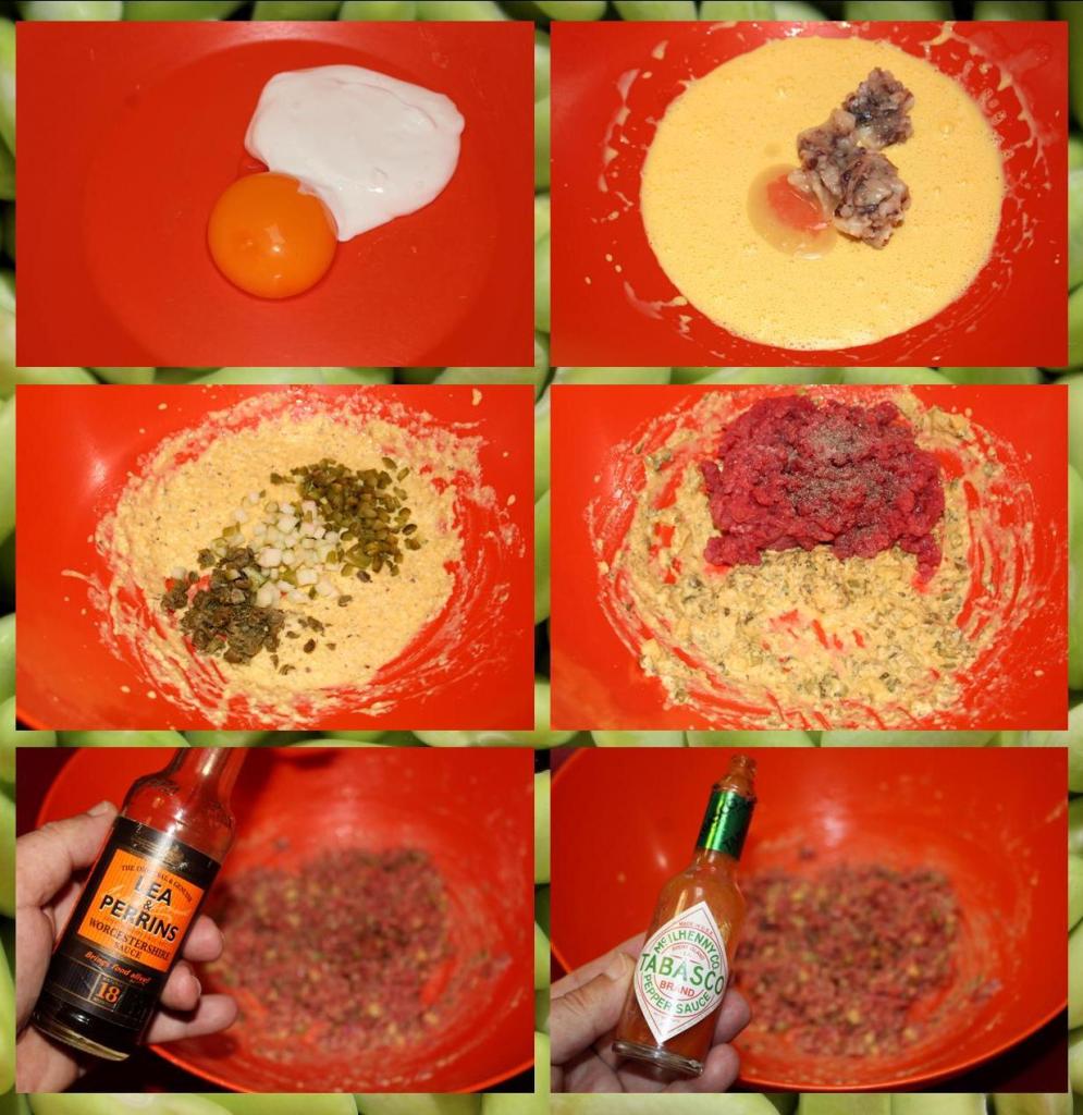 Verdinas con Tartar y Tuétano