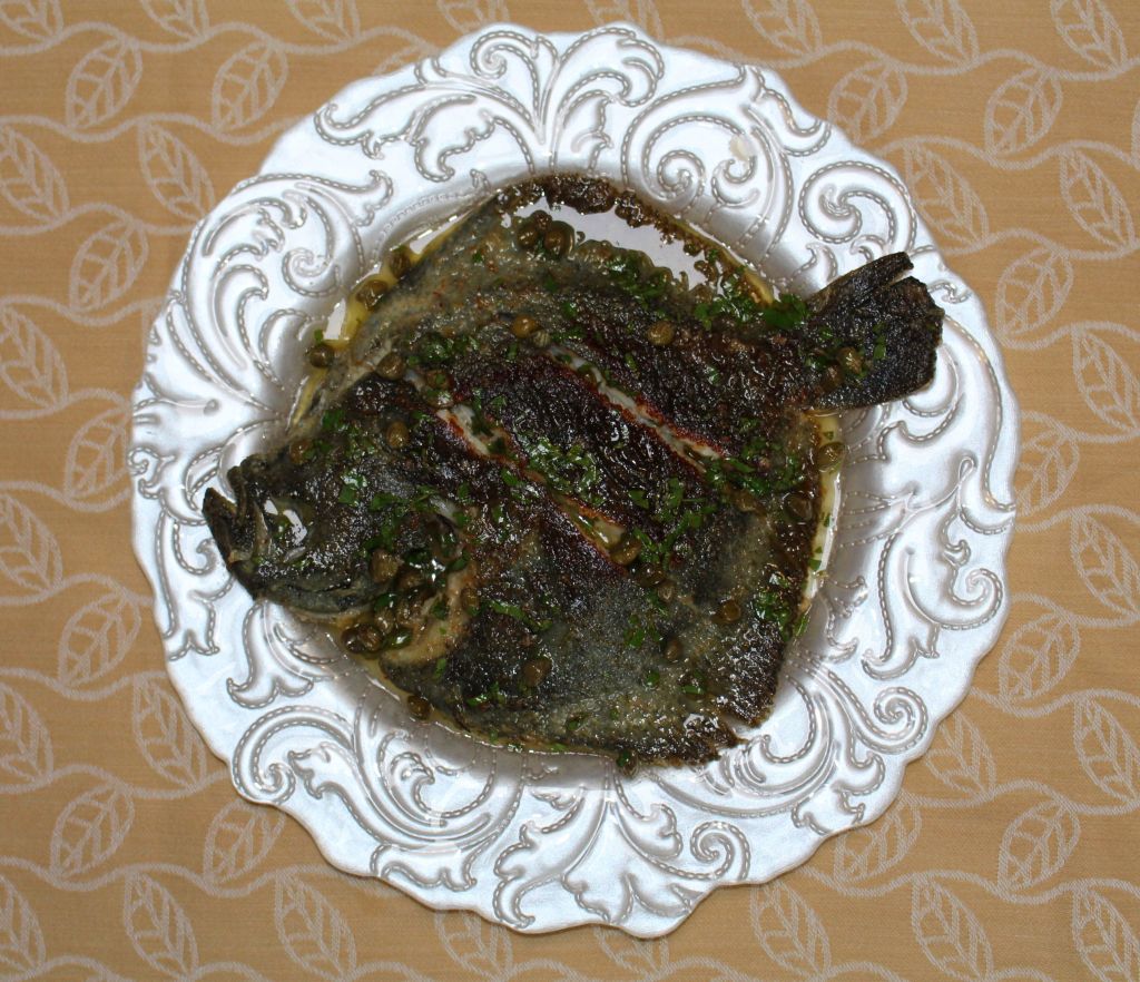 Rodaballo a la Meunière