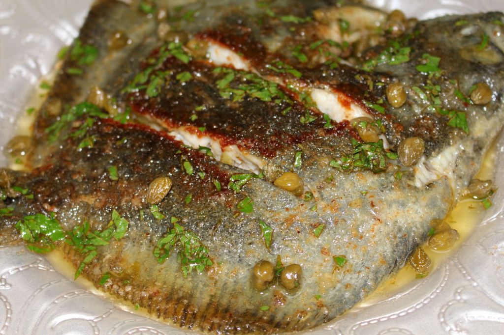 Rodaballo a la Meunière
