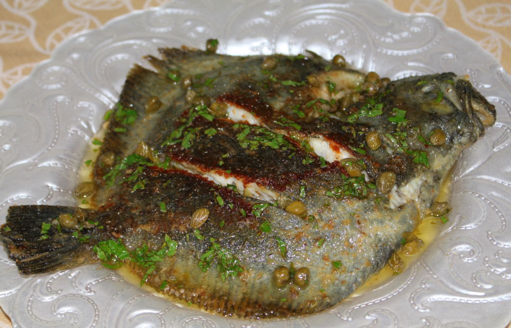 Rodaballo a la Meunière