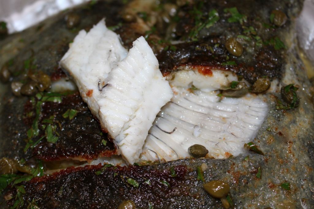Rodaballo a la Meunière