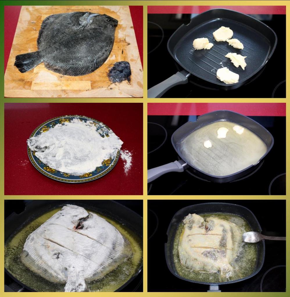 Rodaballo a la Meunière