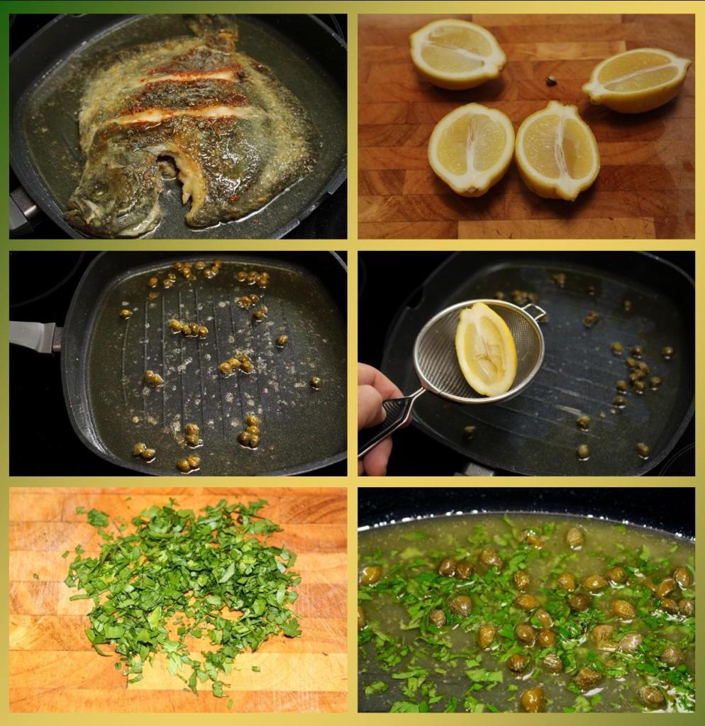 Rodaballo a la Meunière