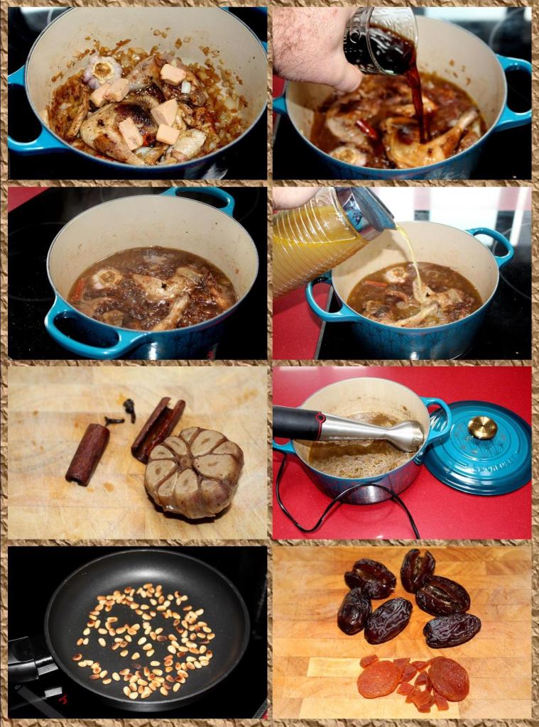 Faisán con Frutos Secos