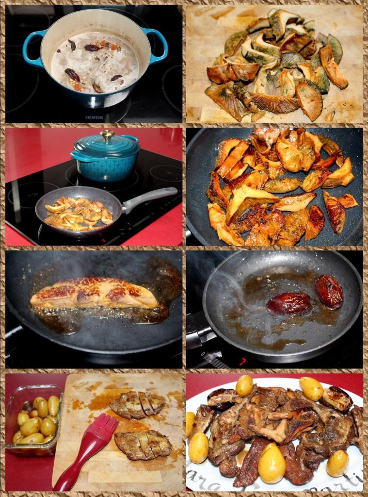 Faisán con Frutos Secos