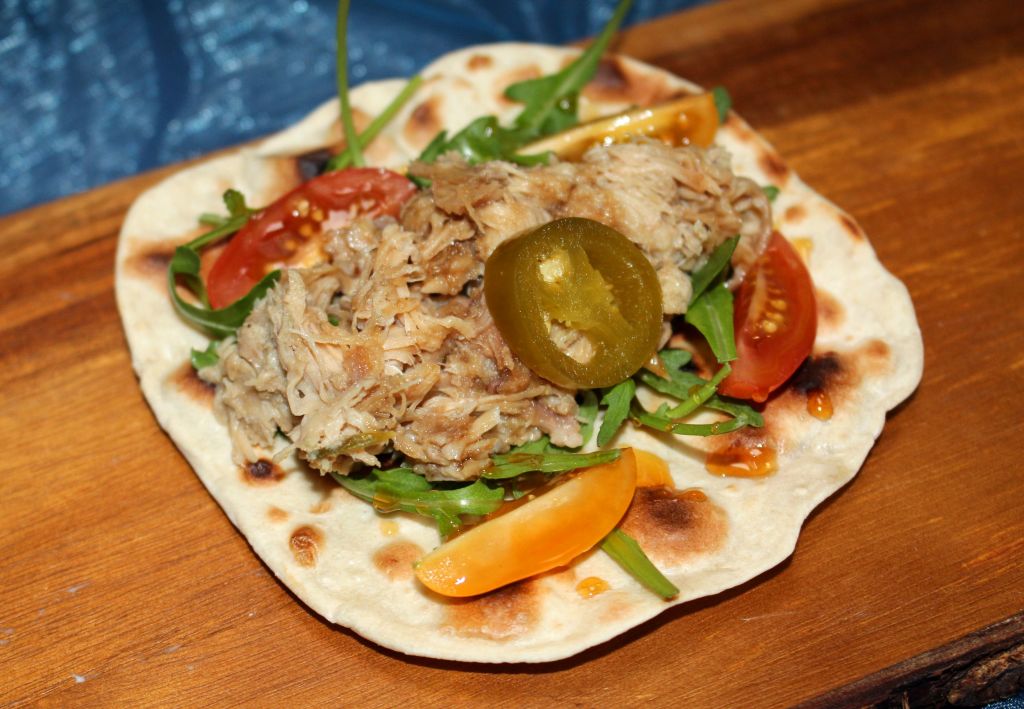 Tacos de Conejo a la Mostaza, Romero y Miel