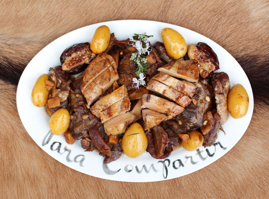 Faisán con Frutos Secos