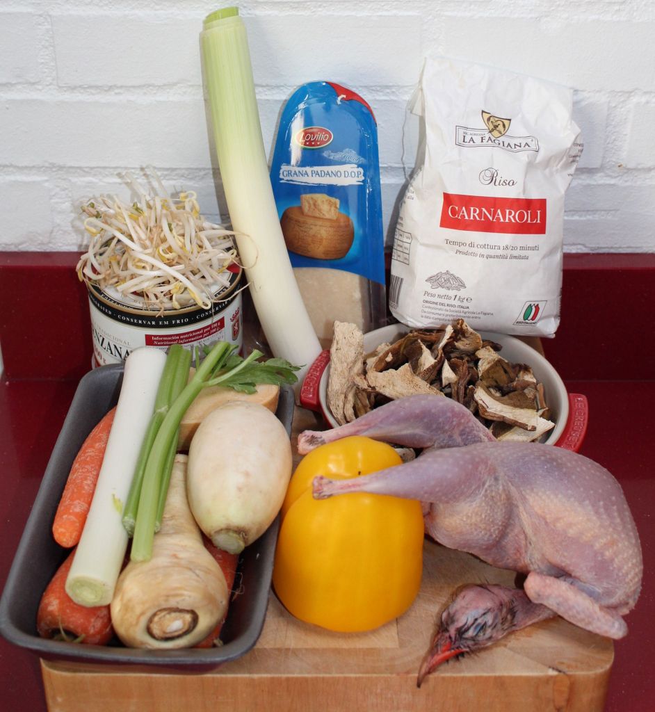 Risotto con Perdiz y Boletus