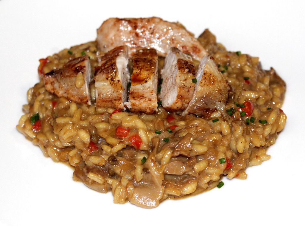 Risotto con Perdiz y Boletus