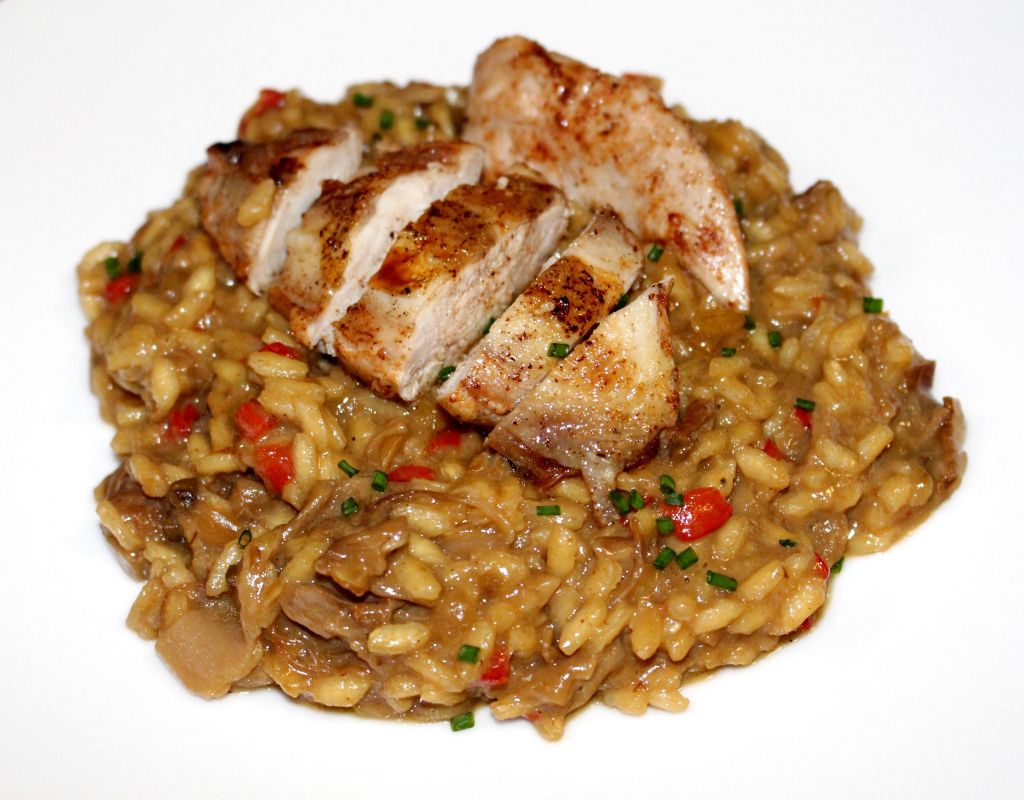 Risotto con Perdiz y Boletus