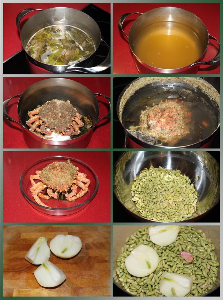 Verdinas con Centollo y Plancton