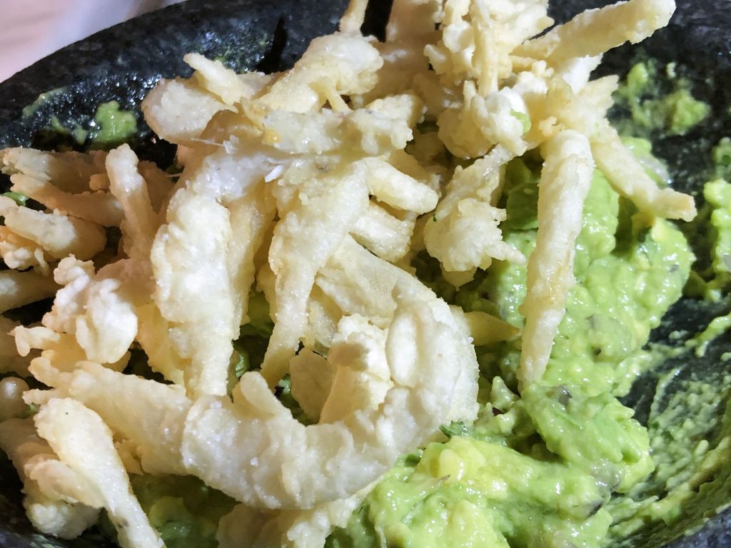 Guacamole con Gamba Cristal