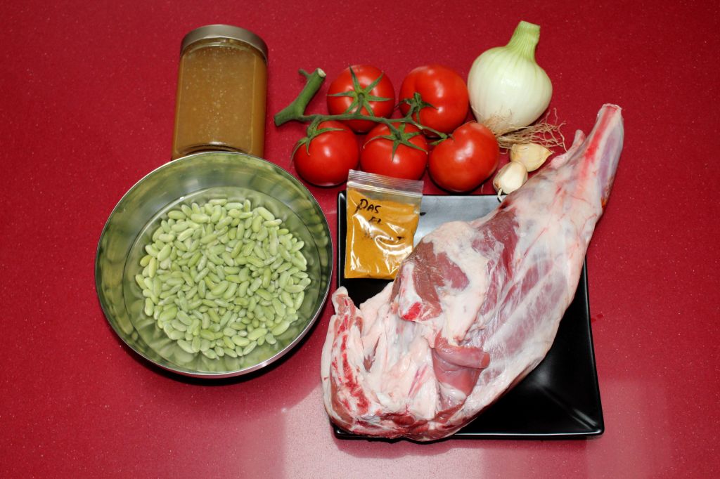 Verdinas con Cordero Ras Al Hanut