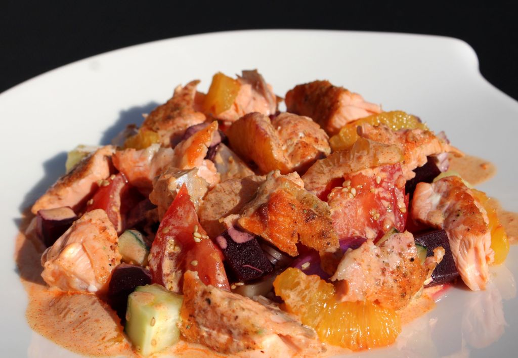 Ensalada Salmón Rushdie