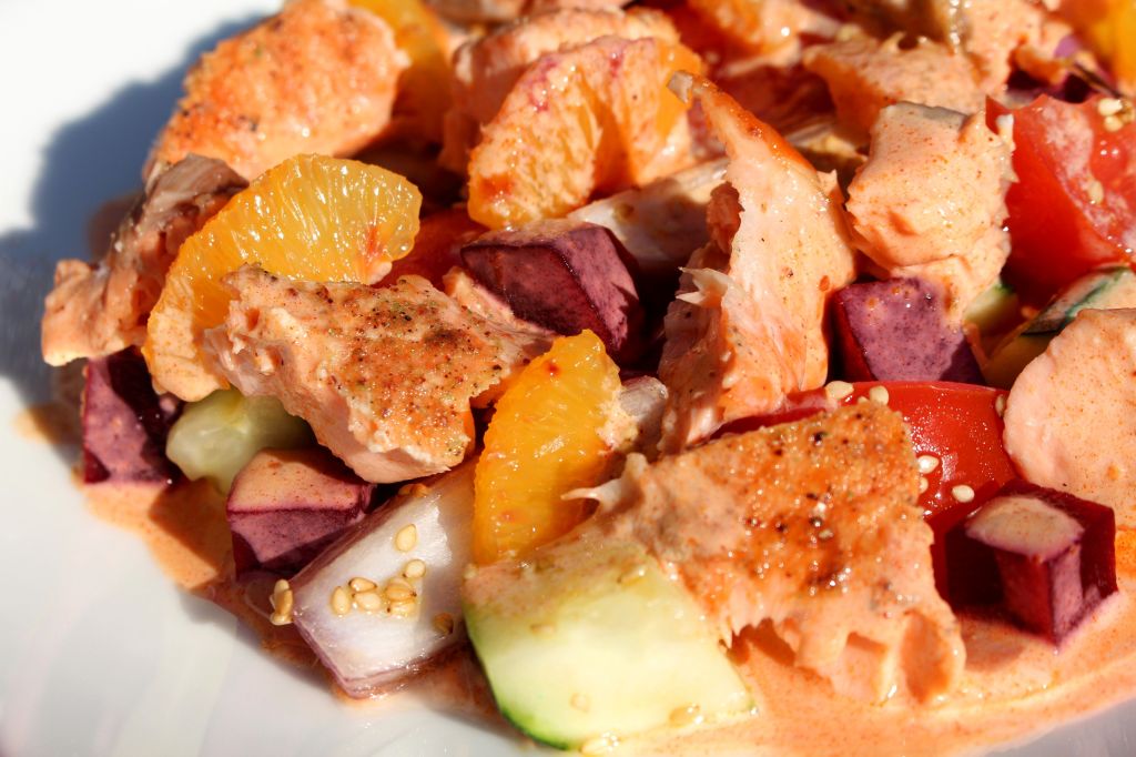 Ensalada Salmón Rushdie