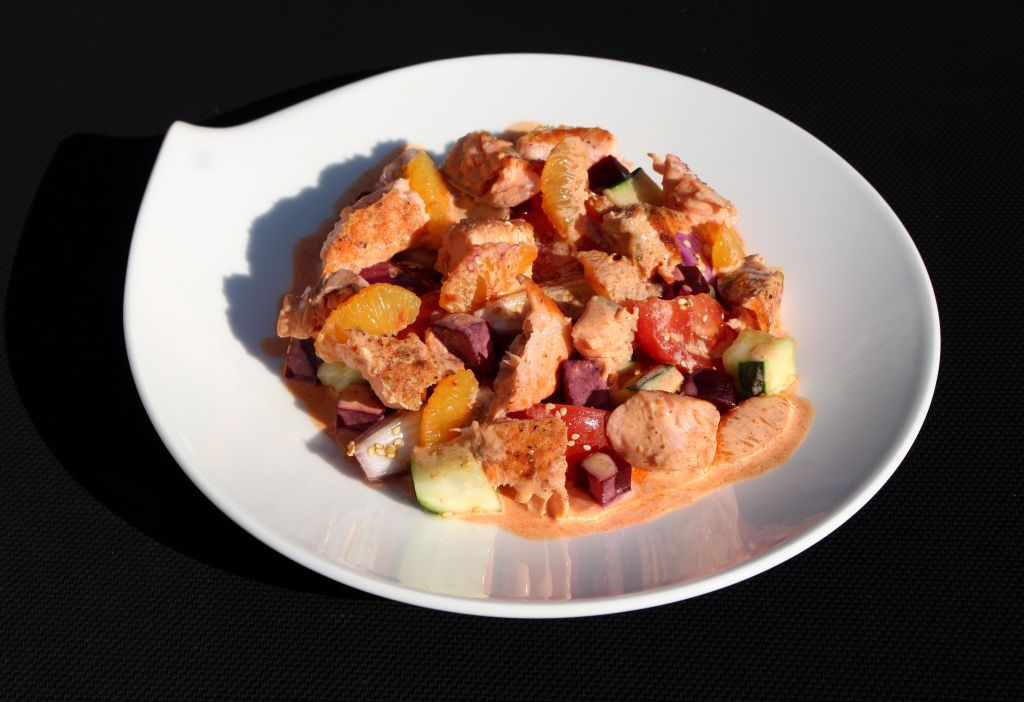 Ensalada Salmón Rushdie