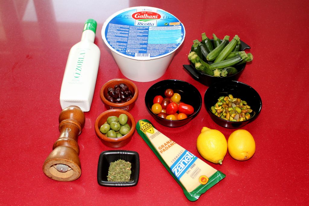 Ensalada de Ricotta y Calabacin