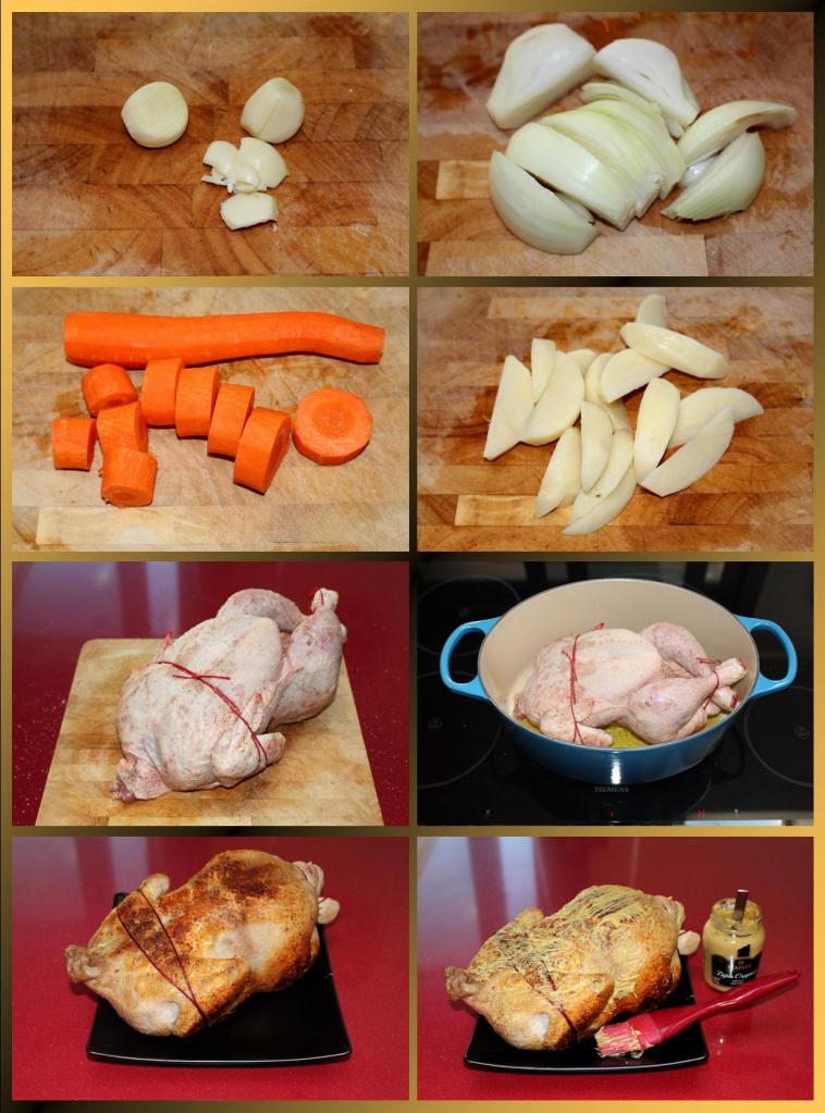 Pollo en Cocotte con Frutos Rojos