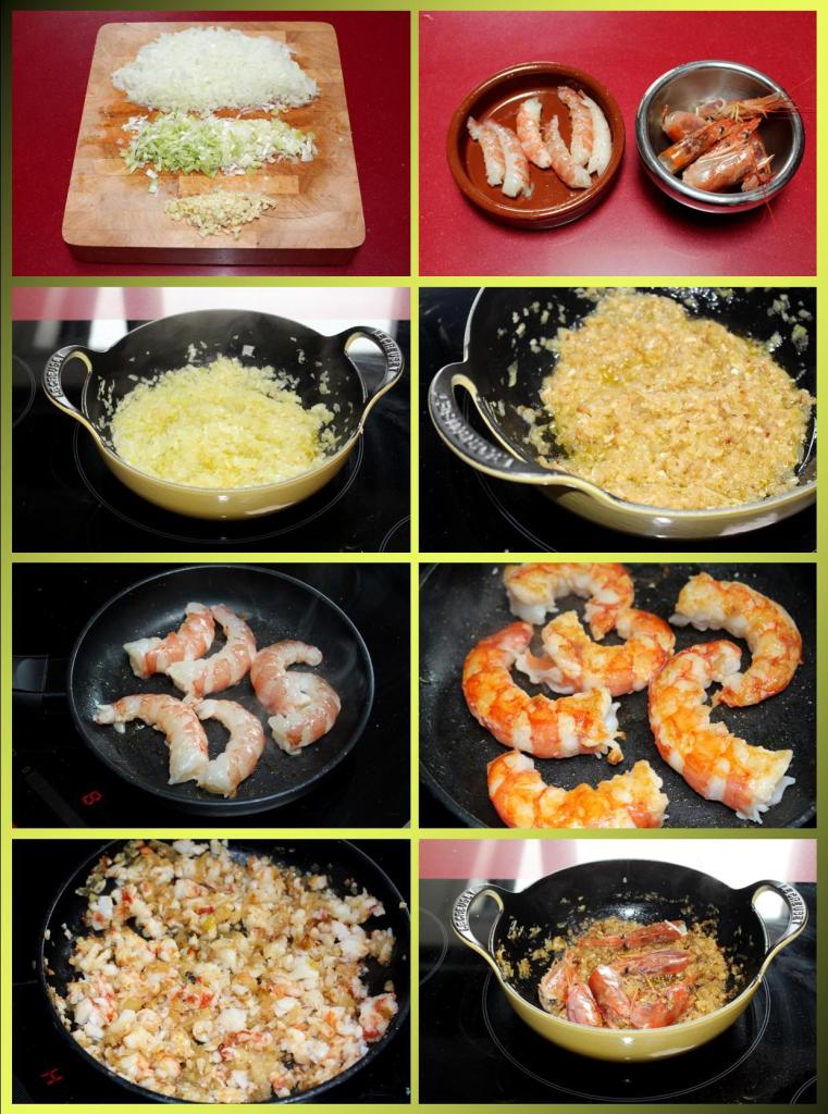 Raviolis de Plancton con Ricotta y Langostinos