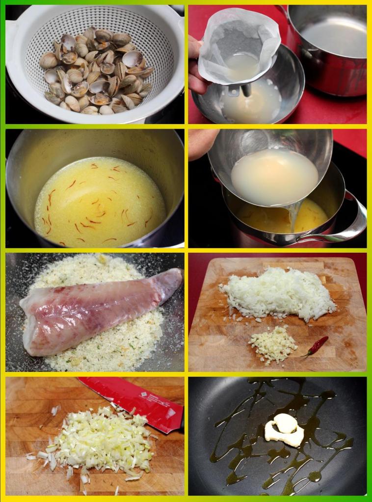 Risotto de Berberechos, Rape y Edamame