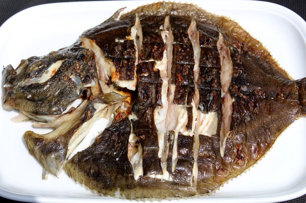 Rodaballo a la Brasa