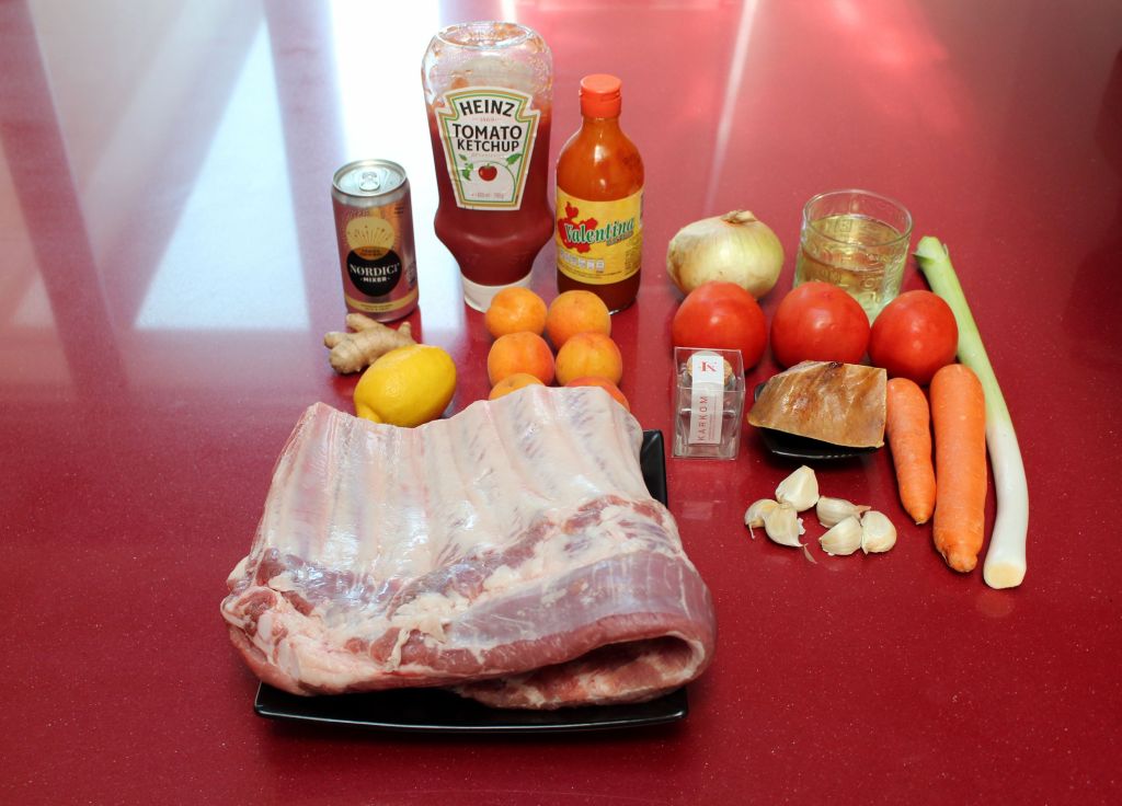 Tacos de Costillas Laqueadas con Albaricoque