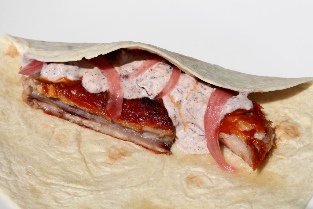 Tacos de Costillas Laqueadas con Albaricoque