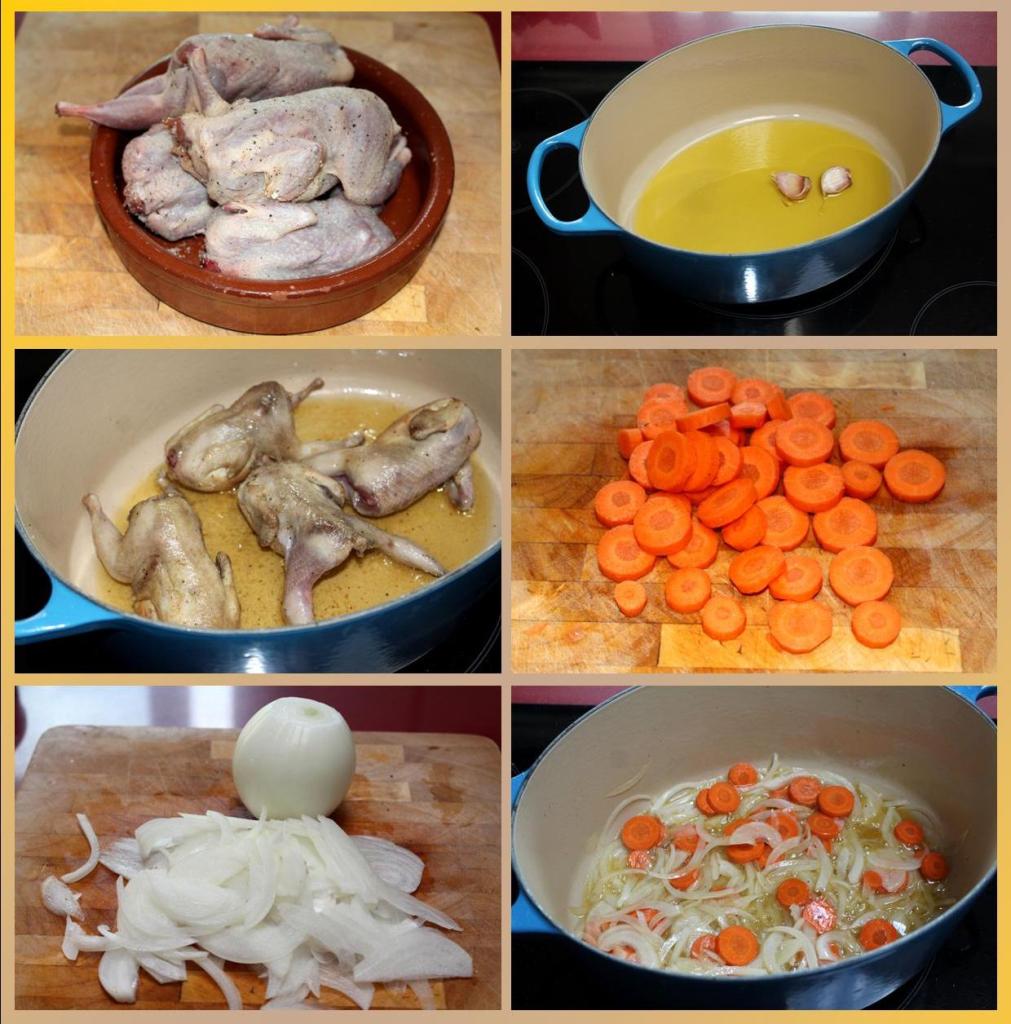 Codornices en Escabeche