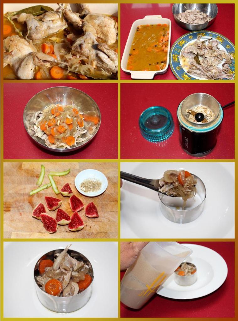 Ensalada de Codornices con Ajonegro de Nuez e Higos