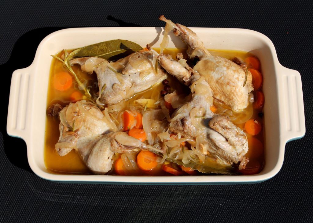 Codornices en Escabeche