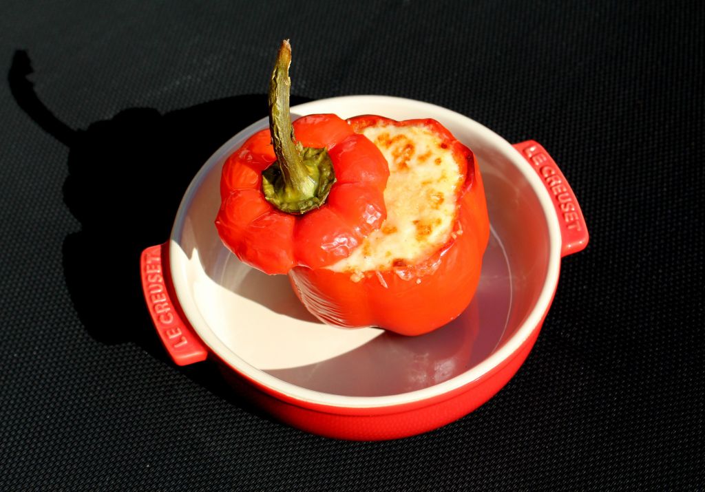 Pimientos Rellenos de Carne y Setas