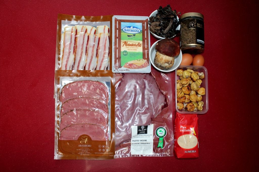 Cachopo de Pastrami, Panceta, Trufa y Castañas