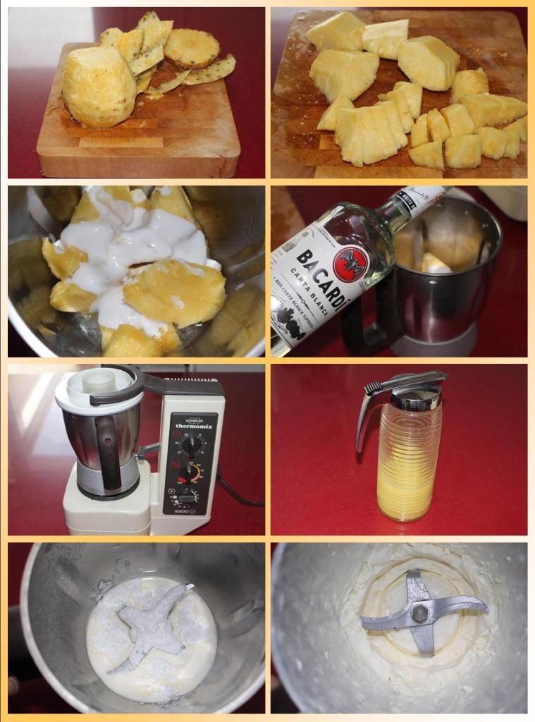 Piña Colada y Flambeada