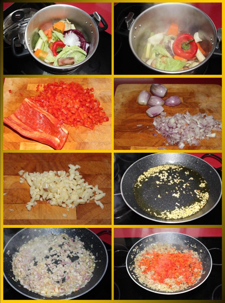 Arroz con Salchichas Blancas