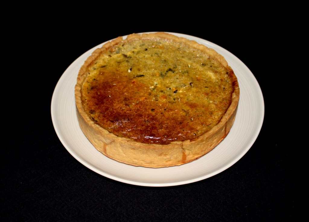 Quiche de Pollo al Pesto con Setas