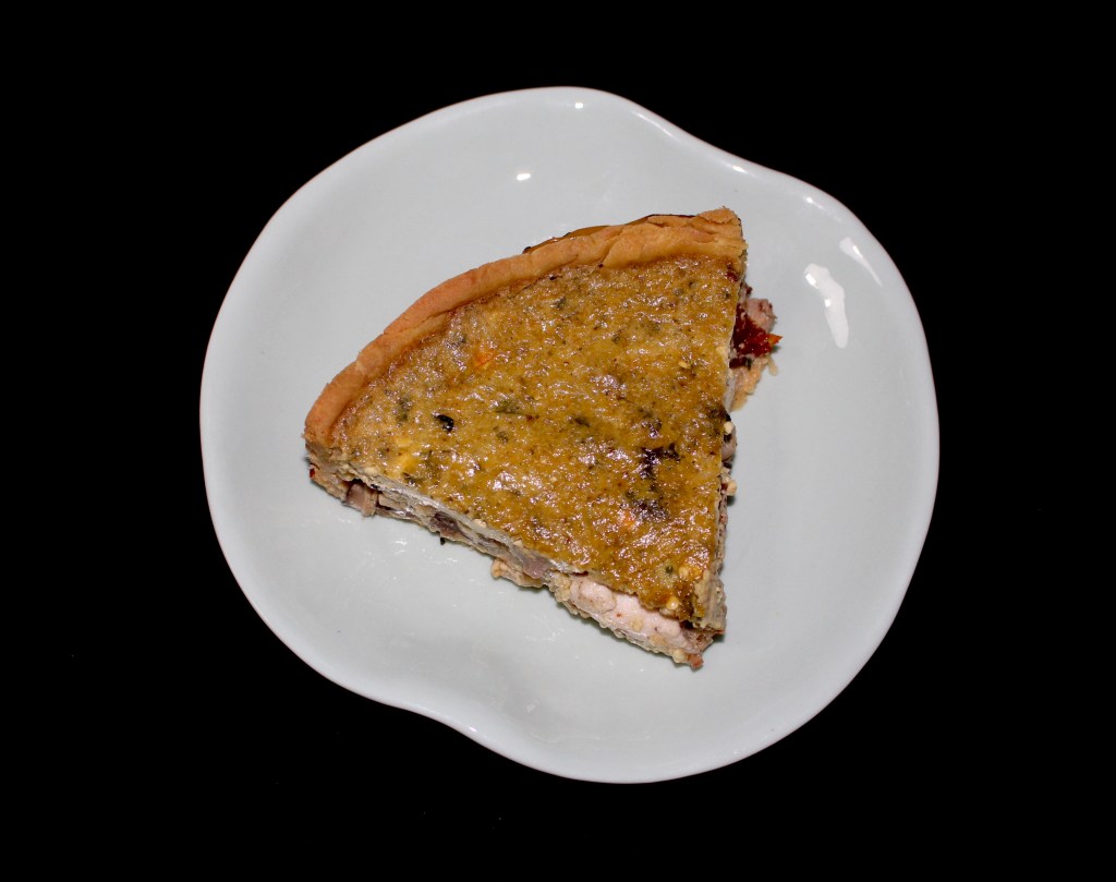 Quiche de Pollo al Pesto con Setas