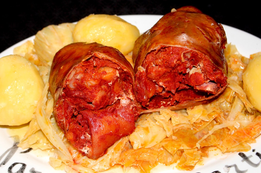 Botillo con Repollo y Patatas