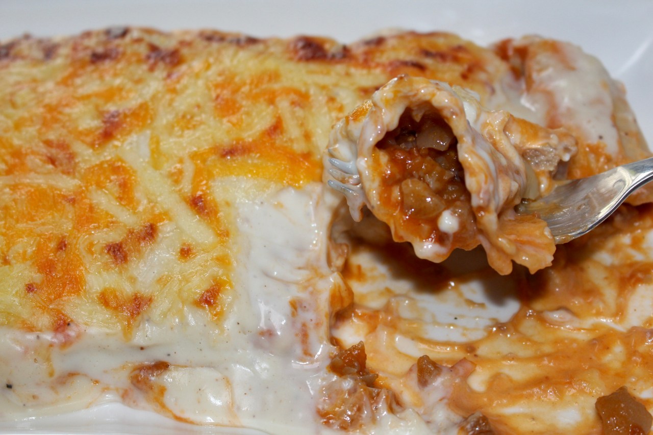 Canelones de Manitas de Cerdo