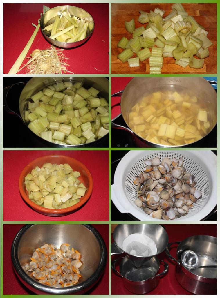 Merluza en Salsa Verde con Berberechos y Cardos