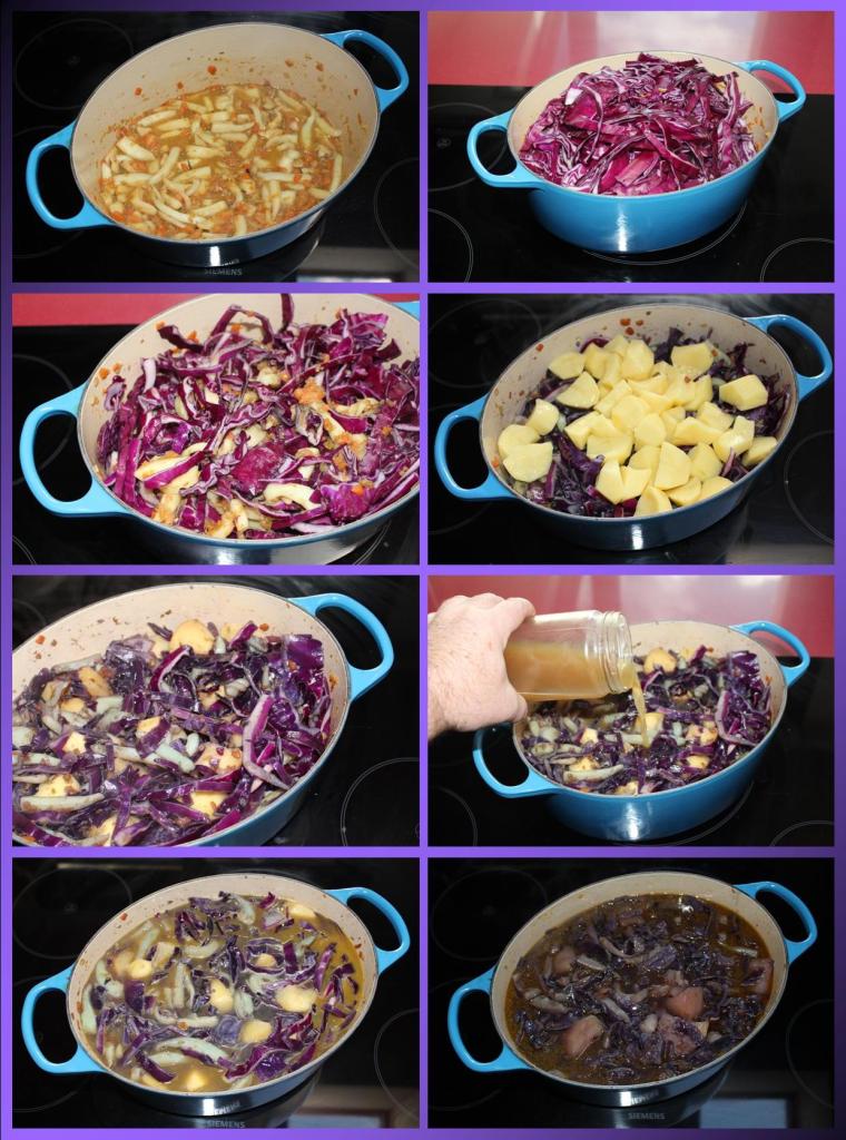 Guiso de Sepia y Lombarda