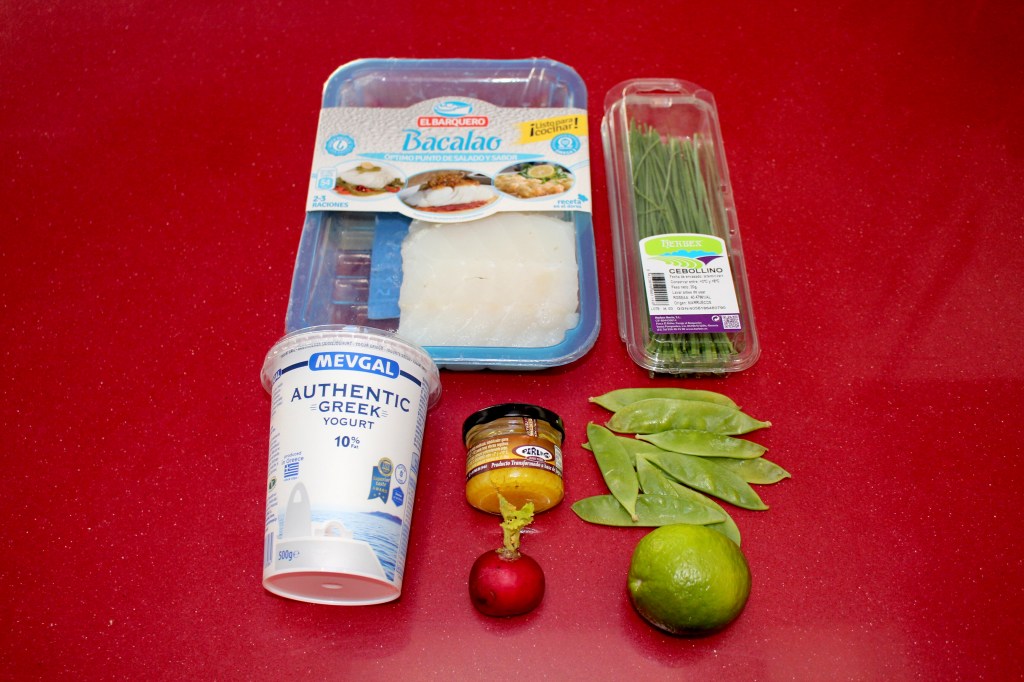 Bacalao con Salsa de Cebollino y Plancton