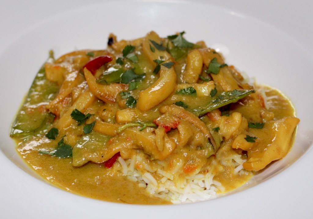 Sepia Guisada al Estilo Thai