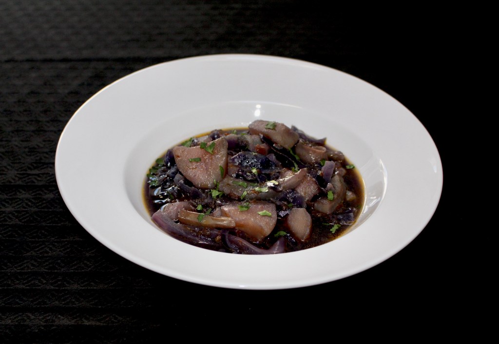 Guiso de Sepia y Lombarda