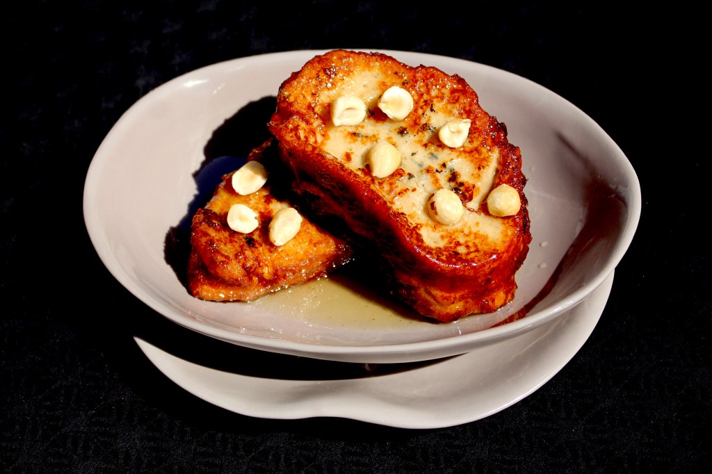 Torrijas de Cabrales con Sidra