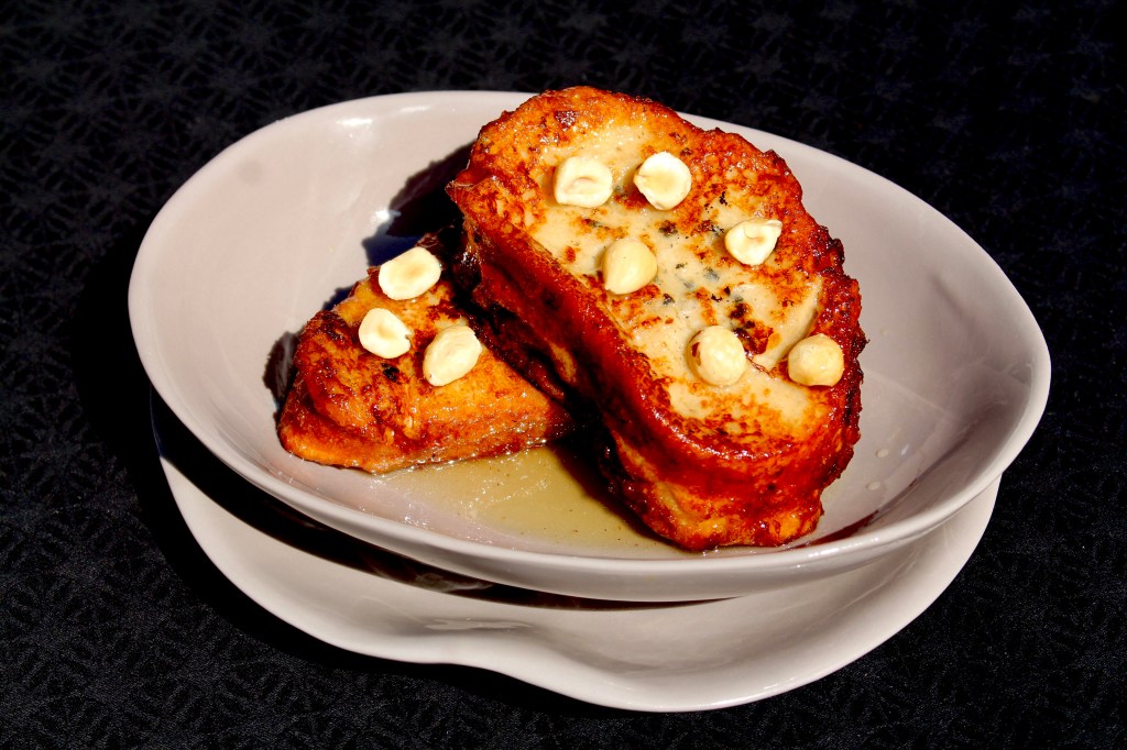 Torrijas de Cabrales con Sidra
