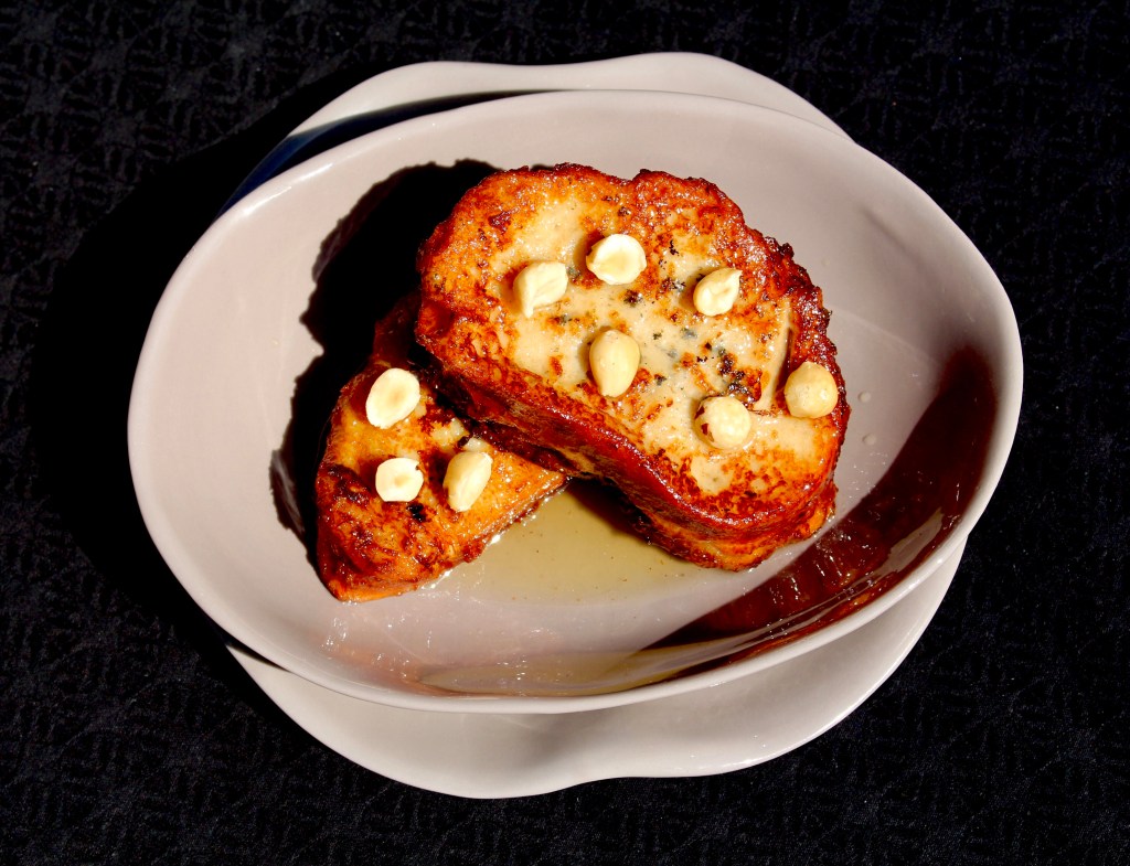 Torrijas de Cabrales con Sidra
