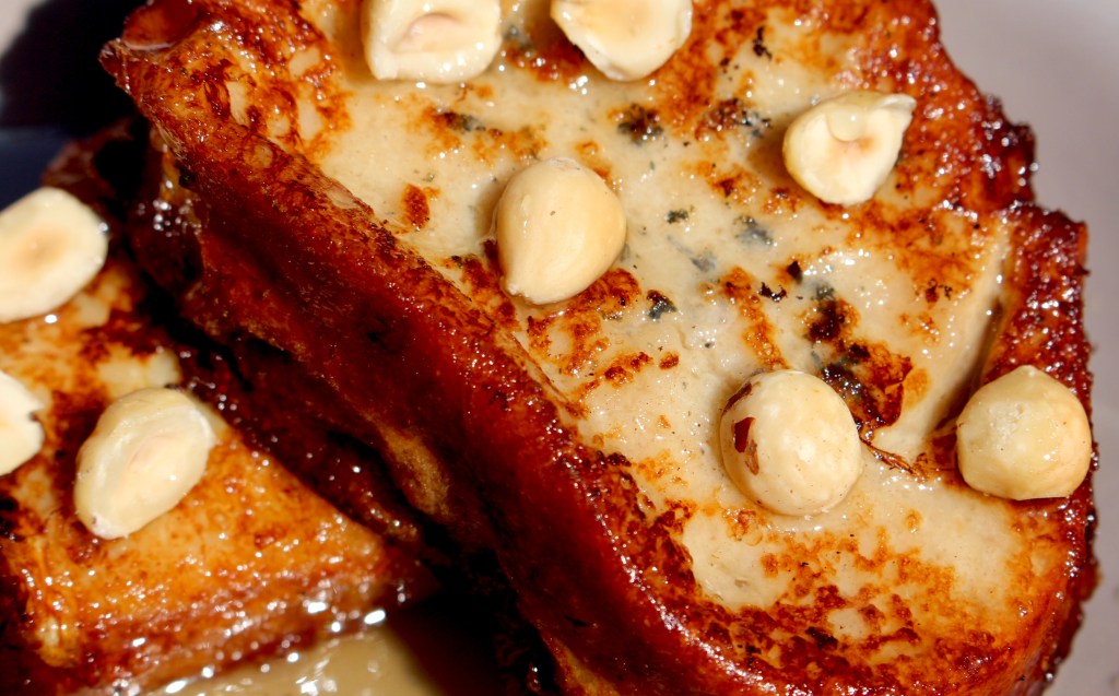 Torrijas de Cabrales con Sidra
