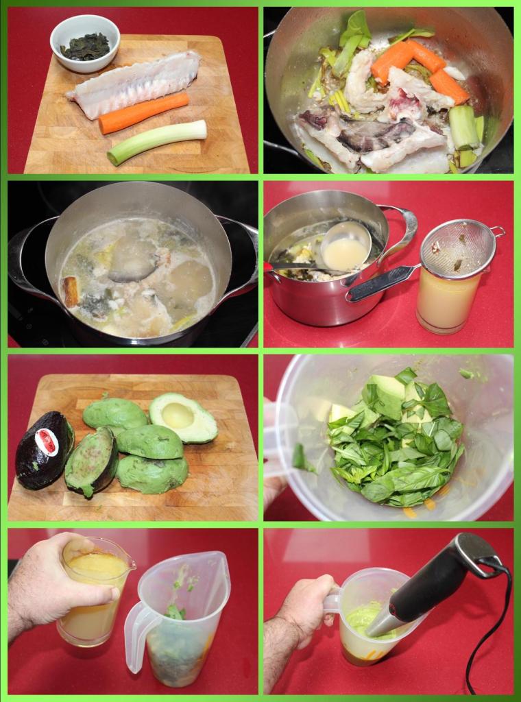 Skrei con Aguacate y Albahaca